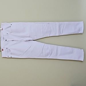 White True Religion retail store biker jeans Rocco skinny 33W 32L